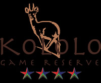 Kololo's Game Reserve serves breakfast, lunch and supper. 